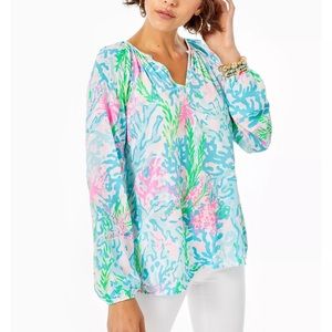 Lilly Pulitzer Willa Top size Medium